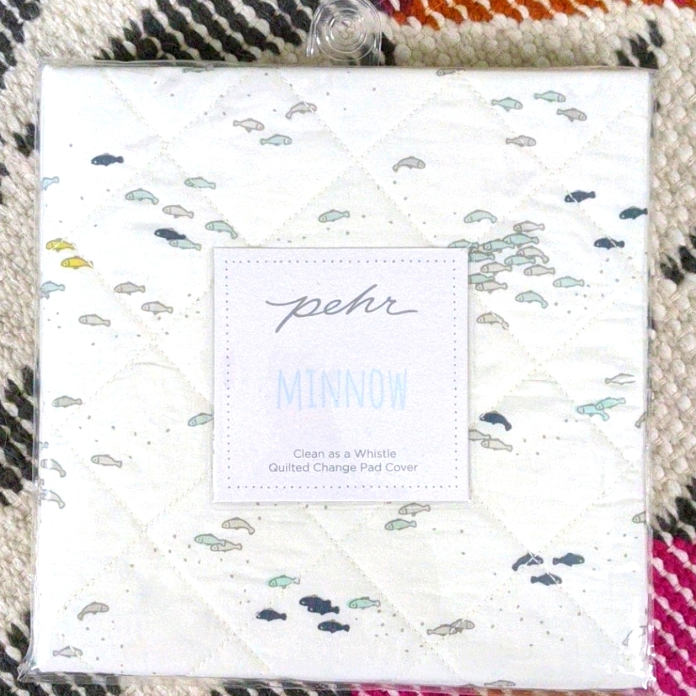 Pehr Quilted Changing Pad cover